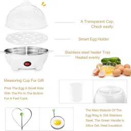 vaculace Egg Cooker (Multicolor, 7 Eggs) Egg Cooker image 2