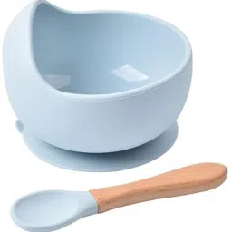 Baby Feeding Bowl and Spoon Set - SILICION-31