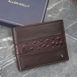 allen solly Men Brown Genuine Leather Wallet-picture-14