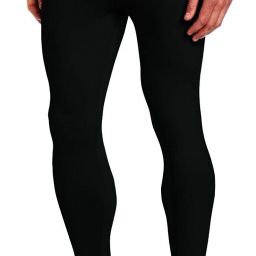Solid Men Black Tights-image-3