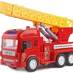 Friction Power Version Fire Truck | Size is Big | Light & Sound Effect Available-32