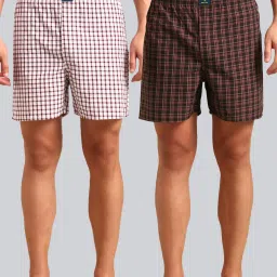 Pack of 2 Checkered Men Boxer-image-88