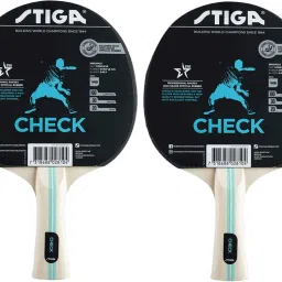 Stiga Check Black, Red Table Tennis Racquet-image-34