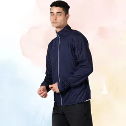 Mia Fashion UPF 50+ Sun Protection UV Jacket, Zipper Jacket for Biker & Outdoor Activity Colorblock Men Wind Cheater-image-70