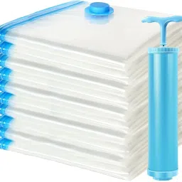 Vacuum Bag, 2(50 x 60 cm) + 2(60 x 80 cm) + 1(70 x 100 cm) with Hand Pump High Volume Storage Vacuum Bags-image-13