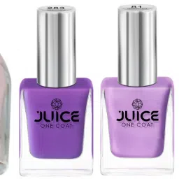 NAIL PAINT PERIWINKLE BLUE- 81, FRENCH PURPLE-283, TOP COAT-01 & 1 NAIL PAINT REMOVER | WATERPROOF & LONG LASTING | PACK OF 4-23