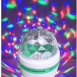 LED Crystal Rotating Bulb Magic Disco LED Light Single Disco Ball-picture-13