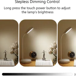 pesca 3 Mode Rechargeable with Touch On/Off and Student Eye Protection Study Lamp image 3