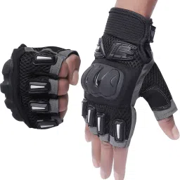 Riding Gloves Professional Rider Motorbike Half Cut Finger Sports Rider Riding Gloves-image-79