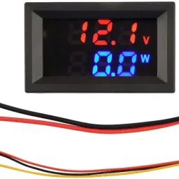 DC 0V-100V ,10A, 1000W Red Blue LED Digital Volt Amp watt meter on-Board Shunt. Voltmeter-14