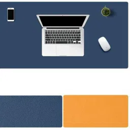 DHRUSIMI Desk Mat Office Desk Pad PU Leather Desk Blotter Laptop Mat Waterproof Anti-Slip Mousepad-image-11