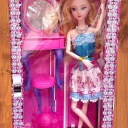 Beauty Fashion Model Doll Set with movable hands & legs for Girls-image-40