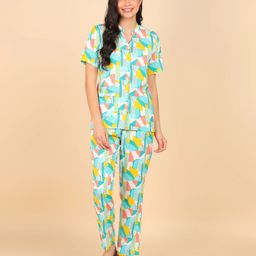 asami Women Night Suit Set Multicolor Printed-picture-44