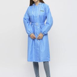Polka Print Women Raincoat-image-97