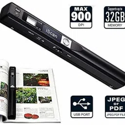 microware A4 Document Scanner Handheld for Photo, Receipt, Books, JPG/PDF Format Selection Corded & Cordless Portable Scanner-27
