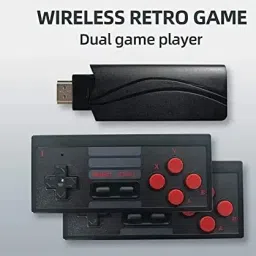 zo2ra Multi Player Extreme Mini Game Box Stores 620 Games Wireless USB TV 2.4G Dual Wireless Gamepad Handheld Video Game Console Handheld Gaming Console with 620 Games Inbuilt, CONTRA-1