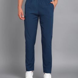 Men Solid Blue Track Pants-image-53