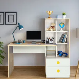 From Pepperfry Wooden Champion Kids Study Table/Writing Table For Home Engineered Wood Study Table-36
