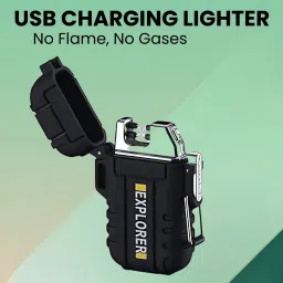 Explorer USB (Cigaratte Lighter)Windproof Flameless ARC Rechargeable LighterQ339 Explorer USB (Cigaratte Lighter)Windproof Flameless ARC Rechargeable LighterQ339 Pocket Lighter-image-14