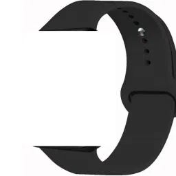 Coverskart (Black) Sport Bracelet watchband Rubber Wrist Belt Silicon Strap Band Compatible for iWatch Series 1/2 / 3/4 / 5 (42mm 44mm) Smart Watch Strap-image-67
