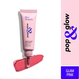 blue heaven Pop & Glow Gel Blush 12Ml Glam Pink-picture-16