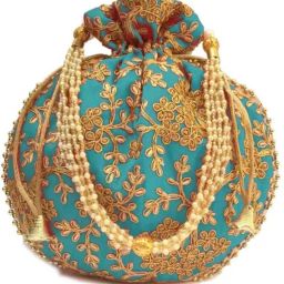 Women Blue Potli-image-102