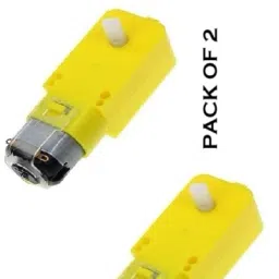 PACK OF 2 100 RPM Straight DC Geared BO Motor Single Shaft Electronic Components Electronic Hobby Kit-image-50