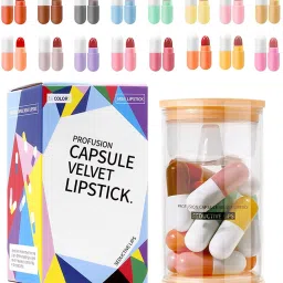100% Natural Capsule Matte Mini Lipstick Set of 16 for Women (Multicolor, 16 g)-22