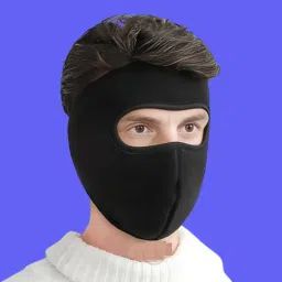 Black Bike Face Mask for Men & Women-image-16