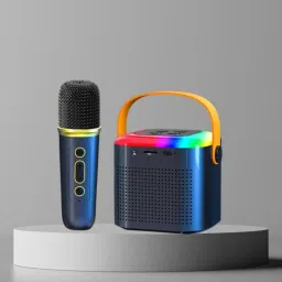GUGGU Y1 (PORTABLE WIRELESS SPEAKER) With Karaoke Mic and High Quality SoundB311 10 W Bluetooth Laptop/Desktop Speaker-16
