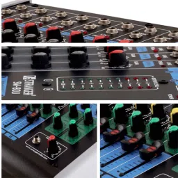 se stranger 8 Channel Live Audio Mixer with Digital Echo Effects SM-800 Analog Sound Mixer Analog Sound Mixer image 4