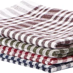 Checkered Kitchen Use & Cleaning Cloth_002 Multicolor Cloth Napkins-image-73