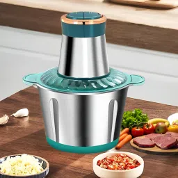 Meat Grinder Electric,2speed Food Processor 3L Chopper for Meat, Vegetables 300 W Food Processor-image-53