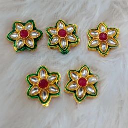 Pack of 5 Pieces Embroidery Stones Material | Shiny Sew on Rhinestones Gem Stone-image-17