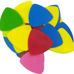 GUITAR Delrin 100 Picks For Triangular Guitar(Random color) Guitar Pick-image-21