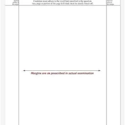 bungbee UPSC Mains Answer Writing Copy Booklet- Design 1, 210 Pages/ 105 Sheets per Book A4 Notebook Unruled 630 Pages image 2