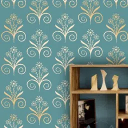 Reusable DIY Designer PVC Wall Stencil Painting for Home Decoration (Floral Pattern, 16 x 24 inches) B1804 Wall Stencil Stencil-image-31