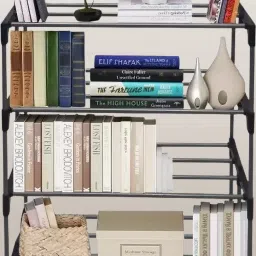 srmaji store Plastic Open Book Shelf image 4