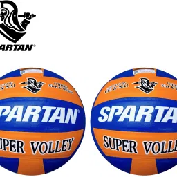 SUPER VOLLEY Leather (Approved By VFI) Volleyball - Size: 4-image-14