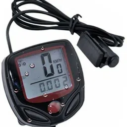 14 Function Waterproof Bicycle Computer Odometer Speedometer Wired Cyclocomputer-image-37