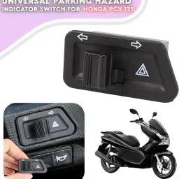 Universal Parking Hazard Indicator Switch For Honda PCX 125 Bike Electric Regulator-image-81