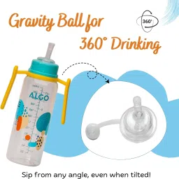adore ALGO - Twister Handle 2 in 1 Baby Silicon Spout & Straw Sipper image 3