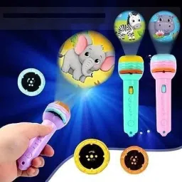 wesoulgifts Projector Toys - 3 Slides 24 Patterns Mini Projector Torch image 2