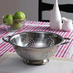 Large Stainless Steel Strainer -Big Colander Perfect for Pastas, Noodls,, Fruits Stainless Steel Fruit & Vegetable Basket-image-40