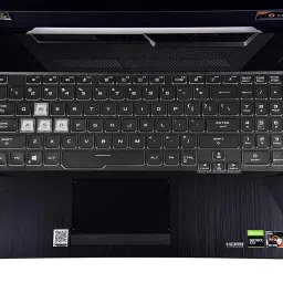 Saco Silicone Skin Keyboard Protector Cover Compatible for 2024 ASUS TUF Gaming A15 FA506NCR|FA506NFR|FA566NC|FA507NVR Series Gaming Laptop Keyboard Skin image 2