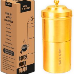 Brass Filter Coffee Maker Traditional South Indian Drip Sytle Decoction Liquid Indian Coffee Filter-18