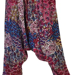 Printed Rayon, Cotton Women Harem Pants-image-29