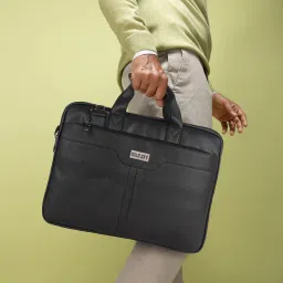 Men Black Messenger Bag-image-21