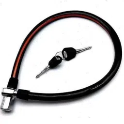 Cycle, Bike, Helmet Cable Lock with 2 Star Keys Bicycle Lock-20