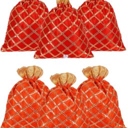 Women Red, Orange Potli-image-49